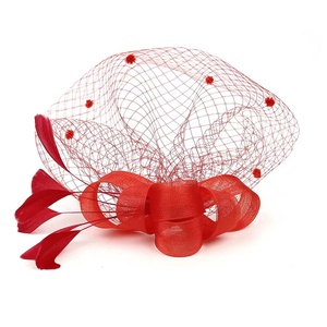Promotion : Fascinator <span class=keywords><strong>vintage</strong></span>, coiffe de fête à thème, <span class=keywords><strong>filet</strong></span> à <span class=keywords><strong>cheveux</strong></span> élégant pour femmes, dames et jeunes filles - Product Image 1