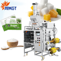 Multi lane Granulated Sugar Sachet Filling and Packing Machine for 4g 5g 10 Gram Granule 4 Side Seal Packet Automatic Packaging