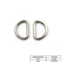 Cincin D logam kustom kualitas tinggi jenis kunci OEM harga langsung pabrik