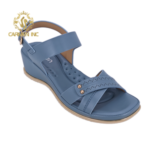 صندل مسطح للسيدات موديل Ca263-5 مزين بالألماس للنساء والفتيات في فصل الصيف - Product Image 3