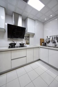Gabinete <span class=keywords><strong>de</strong></span> cocina personalizado <span class=keywords><strong>de</strong></span> lujo ligero moderno Gabinete <span class=keywords><strong>de</strong></span> cocina <span class=keywords><strong>de</strong></span> diseño para toda la casa con integración <span class=keywords><strong>de</strong></span> acero inoxidable - Product Image 3