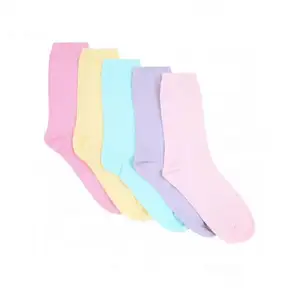 Özel Pastel renk çorap düz çorap