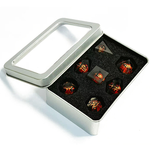 סיטונאי מותאם אישית של הדרקון העין הנוזלי של הדרקון set להגדיר גלגל העין צף עם קצה חד עבור משחקי Dnd rd - Product Image 4