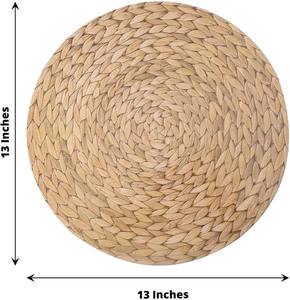 Plateaux de service ovales et assiettes de présentation jetables non toxiques en bois tressé naturel pour fêtes - Product Image 3