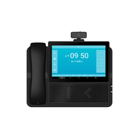 Teléfono IP VoIP Empresarial con GSM, WiFi, Video 1080P, Puertos Duales RJ45 de 1000M, PoE para Oficina, Escuela, Hoteles