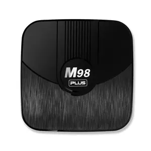 双wifi四核智能媒体播放器电视盒4k高清输出安卓11.0多边语言M98 + 机顶盒