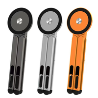 Support Téléphone Magnétique en Alliage d'Aluminium Portable Rotation 360 Trépied Pliable Holder pour Tablette PC Portable Suppo
