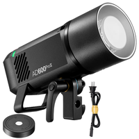 Flash professionnel Godox AD600PROII pour extérieur, 600W TTL HSS, batterie Li-ion intégrée, système sans fil 2.4G X, lumière stroboscopique portable