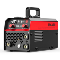 Soudeuse haute fréquence multi-processus MIG/MMA/Lift TIG 3-en-1, machine à souder 220V avec contrôle numérique LCD, soudeuse sans gaz à fil fourré