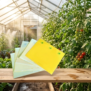 Piège collant jaune en PP écologique et non toxique pour le contrôle et la surveillance des mites, utilisation extérieure portable - Product Image 1