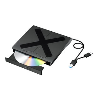 Lecteur de disque Blu-ray externe <span class=keywords><strong>Graveur</strong></span> de Blu-ray externe avec USB 3.0 et Type-C Lecteur de CD DVD Blu-ray externe <span class=keywords><strong>Graveur</strong></span> Blu-ray - Product Image 1