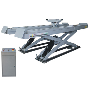 롤링 잭이 있는 휠 얼라인먼트 서비스용 언더 그라운드 타입 유압식 빅 오토 가위 리프트/리프터 - Product Image 1