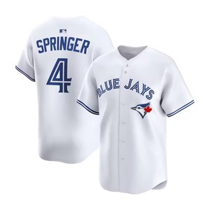 Maillots de baseball en gros des Blue <span class=keywords><strong>Jays</strong></span> 11 Bichette 27 Guerrero Jr en stock – Maillots brodés et gaufrés, hauts de sport - Product Image 2