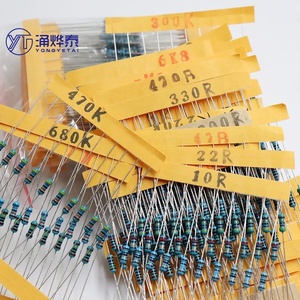 TAI 300 pièces 10 -1M <span class=keywords><strong>Ohm</strong></span> 1/4w résistance 1% Kit d'assortiment de résistances à film métallique 30 sortes * 10 pièces = 300 pièces livraison gratuite - Product Image 2