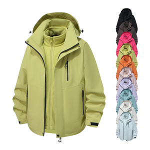 Veste coupe-vent en polaire pour hommes, grande taille, pour les travailleurs, ski d'hiver, alpinisme, imperméable, coupe-vent, fermeture éclair - Product Image 4