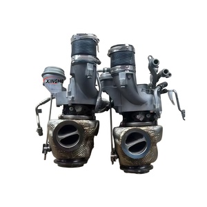 Pour Mercedes Benz M177 <span class=keywords><strong>AMG</strong></span> <span class=keywords><strong>C63</strong></span> haute puissance double turbocompresseur <span class=keywords><strong>AMG</strong></span> modèle <span class=keywords><strong>4</strong></span>.0T turbocompresseur d'occasion d'origine - Product Image 1