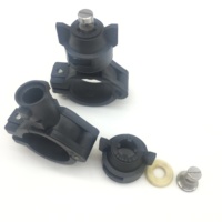 Klem Pipa 1/2" 3/4" 1" Baja Tahan Karat 316L  Nozel Semprot Kipas Datar untuk Filter Drum Sistem Pencucian & Pembersihan Otomatis