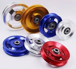 Campione gratuito ad alta velocità nuovi accessori da palestra pulegge da palestra per macchine per cavi in alluminio da 70mm - Product Image 5