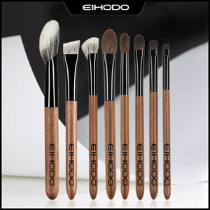 Cangzhou Makeup Brush Set 8pcs Wooden Handle Synthetic Fiber Animal Hair For <b>Eye</b> <b>Shadow</b> - Product Image 4