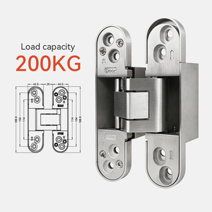 EN1634 FR-132 Fire Safety <strong>door</strong> <strong>hinges</strong> 200KGS <strong>door</strong> Hidden <strong>hinges</strong> 3D Adjusted SS304 <strong>door</strong> Invisible <strong>hinges</strong> - Product Image 1