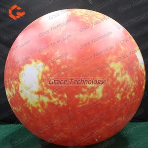 Sphères géantes lumineuses gonflables : Modèles de planètes (Soleil, Terre, Lune, Mars, Jupiter, Saturne) avec éclairage LED - Product Image 6