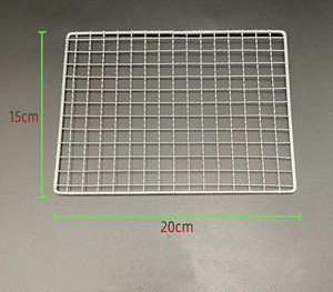 Galvanized Barbecue Mesh, Outdoor Wire Mesh, One-time Long Rectangular Grid Barbecue Meat Net, Barbecue Skewer Grid - Product Image 4