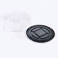 Boîtes d'emballage jetables en plastique PET de 10 pouces pour gâteaux, pains et cheesecakes à emporter avec couvercle transparent à fenêtre blister