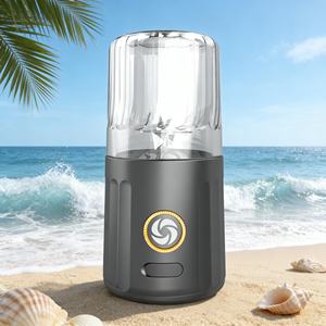 USB Rechargeable Portable Smoothies <b>Maker</b> 260ml 2000mAh Stainless Steel Blade Ice Crushing Turbo Blender BPA Free Leak Proof - Product Image 4