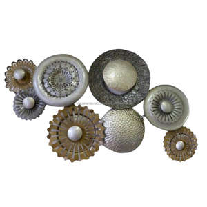 Wrought Iron Multi Circle Wall Decor Hanging Home Decor I Office Decor - Product Image 1