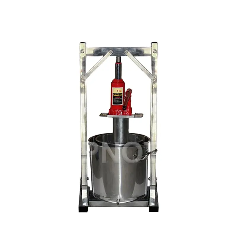 Ev paslanmaz çelik üzüm presleme makinesi Jack pres sıkacağı şarap ekipmanları şarap yapımı yapma makinesi meyve presli filtre