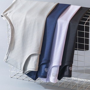 Chaleco Deportivo Holgado de Verano para Hombre, 100% Fibra de <span class=keywords><strong>Bambú</strong></span>, Malla Transpirable, Secado Rápido, Estilo Urbano - Product Image 4