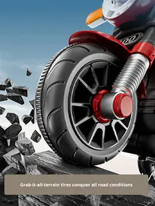 子供用電動バイク三輪車乗用玩具充電式リモコン付きおもちゃの車男の子向け<span class=keywords><strong>2</strong></span>～7歳プラスチック製 - Product Image 5