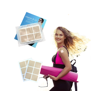 Parches de energía de vitamina B6, ácido fólico y vitamina B12 Parche de enfoque multivitamínico esencial diario y parche despierto para Energy Plus - Product Image 1