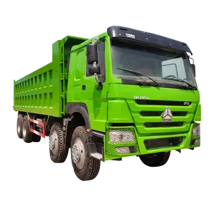 Kullanılan ve yeni Howo kamyonlar iyi durumda ağır 8x4 12 lastikler 400 motor DAMPERLİ KAMYON