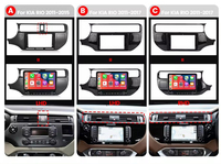 Radio Android para Auto 2 Din con Car-play para KIA RIO 2011-2015, Unidad Principal Estéreo de 10 Pulgadas, Navegación, Multimedia, Reproductor Android para Auto