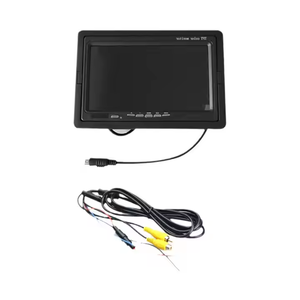 Layar sentuh mobil 7 inci IPS, gambar truk tampilan belakang 24V AV kepala layar sentuh terbalik fungsi CarPlay koneksi USB <span class=keywords><strong>TV</strong></span>