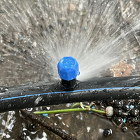 Système d'irrigation goutte à goutte micro-pulvérisateur à grand débit 0-260L/H, micro-goutteurs bleus