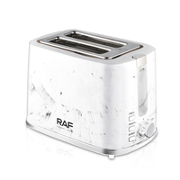 Appareil de cuisine RAF 2024 Nouveau design Grille-pain 2 en 1 et bouilloire de 1,7 L Ensemble petit-déjeuner