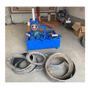 Machine à découper les pneus en caoutchouc, machine à découper les pneus usagés, coupeur de flancs de pneus usagés - Product Image 1