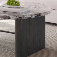 Table basse moderne gigogne dessus en marbre rond design créatif meubles de maison meubles de salon ensemble de tables basses