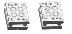 Kundenspezifische Hochpräzisions-Kunststoff-Spritzgussform Grundplattenring OEM/ODM Lange Formlebensdauer (50.000-1.000.000 Einschübe) Mehrkavitätenform - Product Image 2