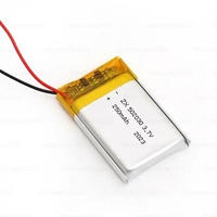 Baterai Headset Bluetooth Solid State LiCoO2 Cathode Pouch HH 3.7V 250mAh, Dapat Diisi Ulang, 502030, 500 Siklus Penggunaan, 60g
