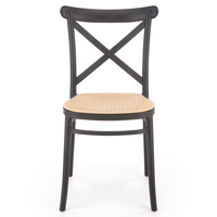 Fournisseur de chaises de banquet en plastique modernes, prix bas, chaise d'extérieur en PP, chaise en rotin plastique empilable, couleur personnalisée