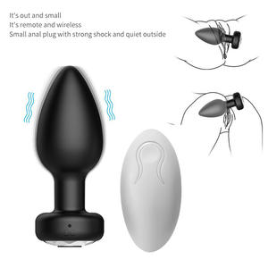 ワイヤレスリモコンシリコン女性用ハーレム挿入アナルプラグいちゃつき刺激バイブレーター大人用 - Product Image 2