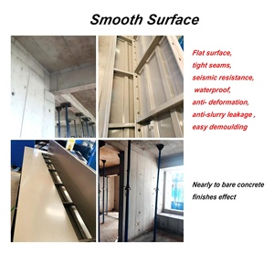 Moldes de <span class=keywords><strong>Casa</strong></span> de hormigón prefabricado versátiles de aleación de acero modular personalizados reemplazo moderno para forma de hormigón de panel de aluminio - Product Image 2