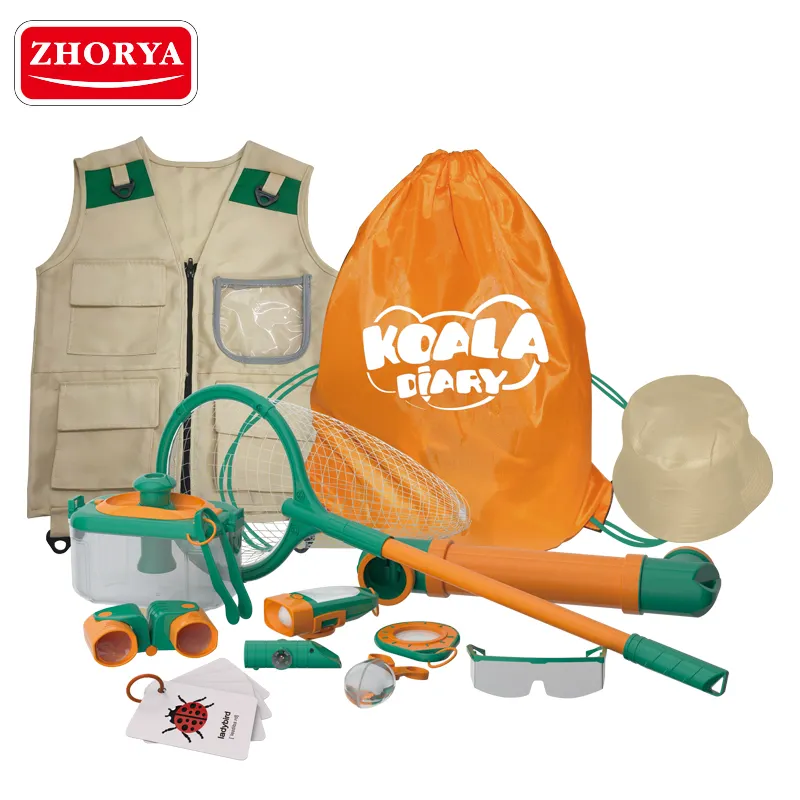 Zhorya kid Outdoor toy little explorer camping Set fun Insect Adventure Set toy