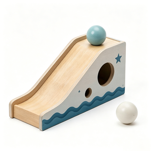 Juguete Educativo de Madera Montessori Personalizable de Fábrica, Fabricante Vietnamita, Caja de Permanencia del Objeto, Juego de Bolas de Madera para Bebés - Product Image 3