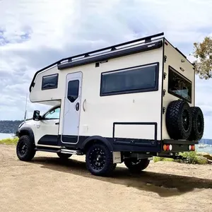 Ecocampor Expedition Truck Camper UTE Canopy Truck Bed Camper Van Motorhomes For Manufacturing