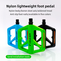 Pédales de VTT, pédales de vélo de montagne, pédales légères en fibre de nylon pour BMX MTB 9/16"