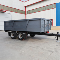 Remorque agricole à benne basculante pour tracteur, sur mesure, avec capacité de charge et couleur personnalisables, pour usage agricole intensif